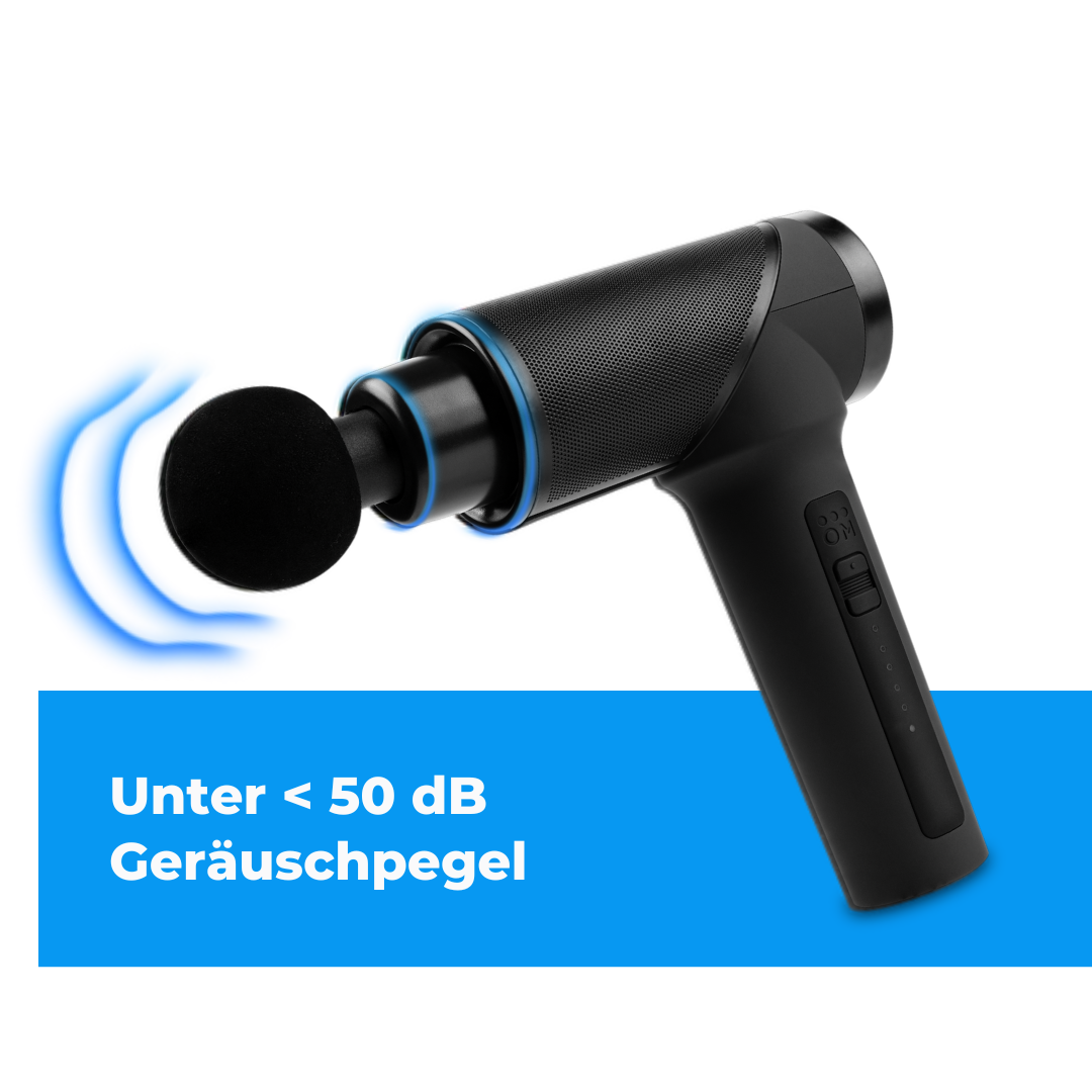 Massagepistole OrthoMechanik 3.0 | App | Koffer & 7 Aufsätzen | OrthoGun