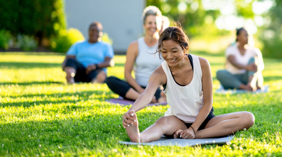 Outdoor-Yoga im Sommer