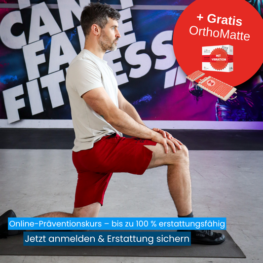 Onlinekurs Haltungshelden - präventive Kräftigung des oberen Rückens und Nackens + gratis OrthoMatte